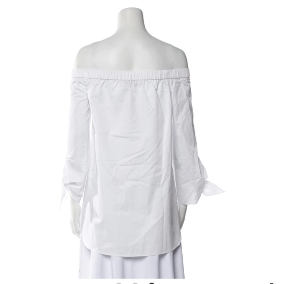 Tibi White Off-Shoulder Top - Picture 2 of 3